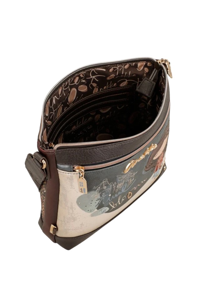 Bolso bandolera pequeño para mujer en color marino ANEKKE 43703-069