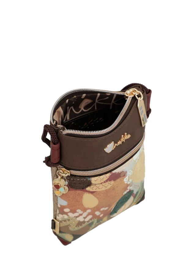 Bolso bandolera pequeño marrón de mujer ANEKKE 43713-904