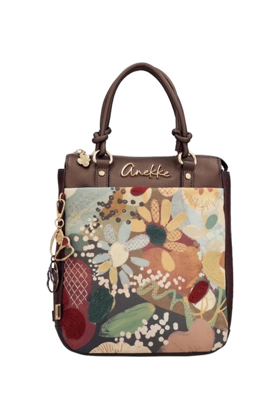 Bolso shopper marrón sintético ANEKKE 43715-288 para mujer