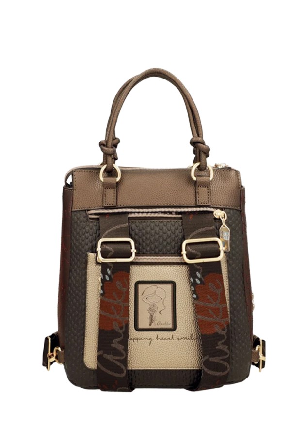 Bolso shopper marrón sintético ANEKKE 43715-288 para mujer