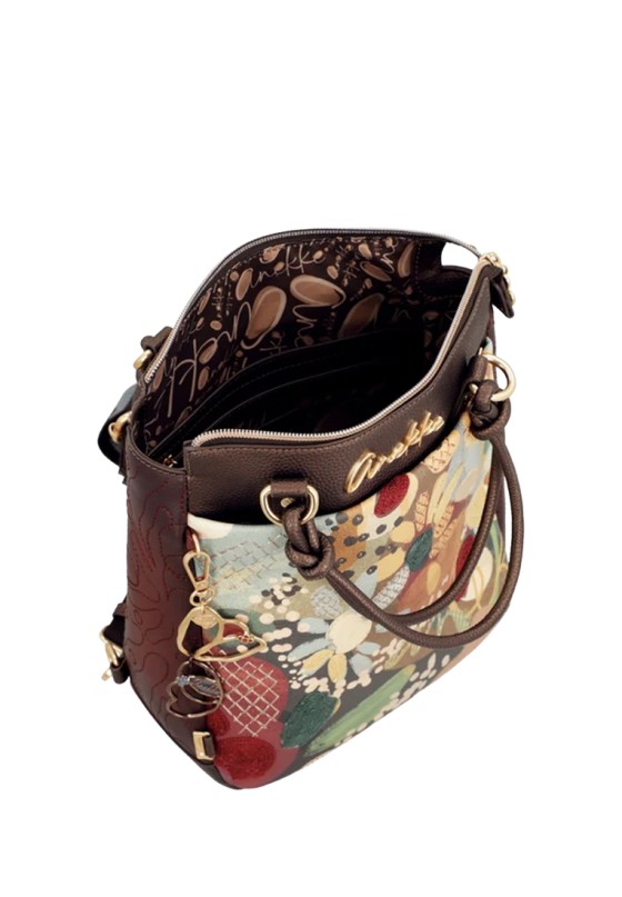 Bolso shopper marrón sintético ANEKKE 43715-288 para mujer