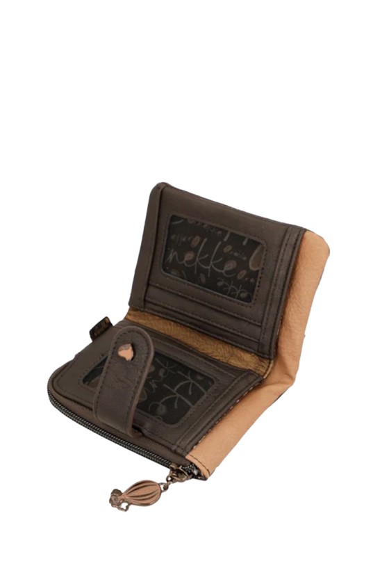 Monedero mediano de mujer en color cuero ANEKKE 43829-910