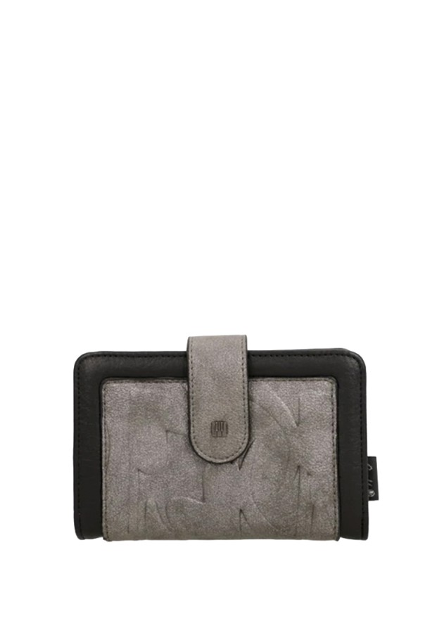 Monedero mediano gris sintético para mujer ANEKKE 43819-902