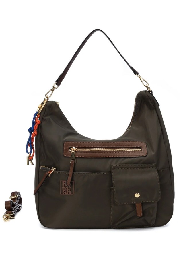 Bolso de hombro kakhi para mujer REFRESH 183445