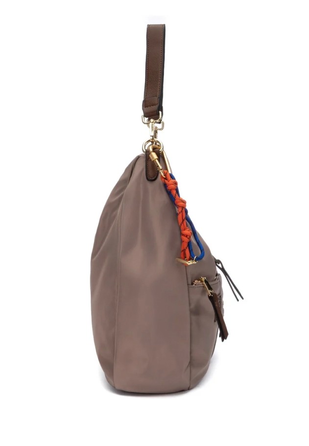 Bolso de hombro taupe de mujer REFRESH 183445