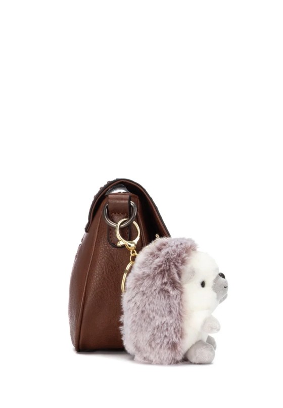 Bolso bandolera pequeño de mujer en color camel REFRESH 183439