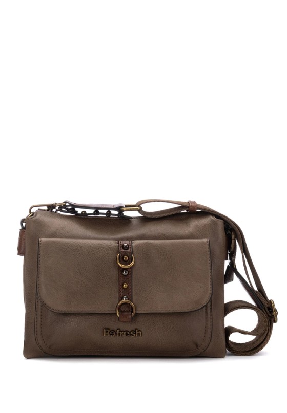 Bolso bandolera pequeño con cierre de cremallera de mujer REFRESH 183424