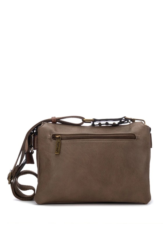 Bolso bandolera pequeño con cierre de cremallera de mujer REFRESH 183424