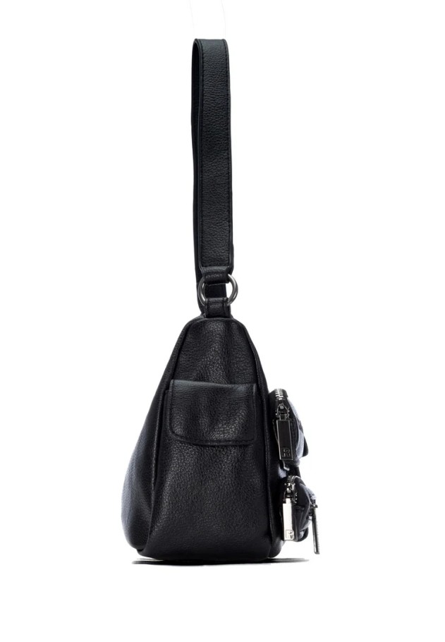 Bolso de hombro negro sintético REFRESH 183432 para mujer