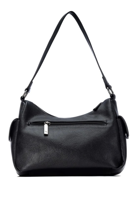 Bolso de hombro negro sintético REFRESH 183432 para mujer