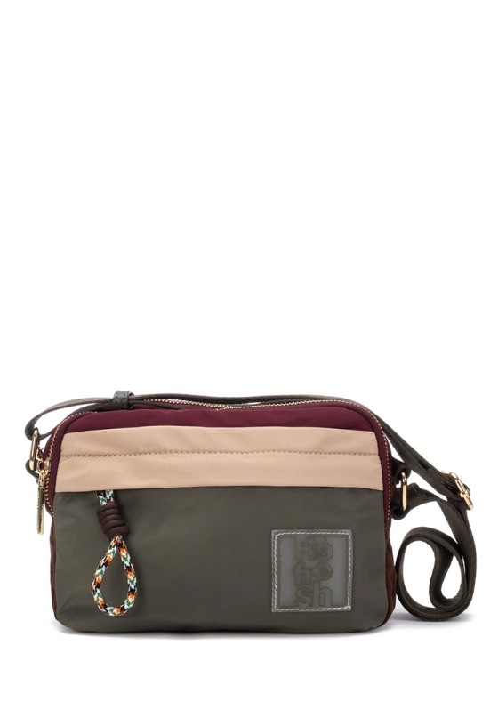 Bolso bandolera pequeño kakhi de mujer REFRESH 183449