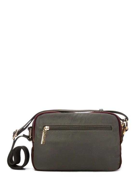 Bolso bandolera pequeño kakhi de mujer REFRESH 183449