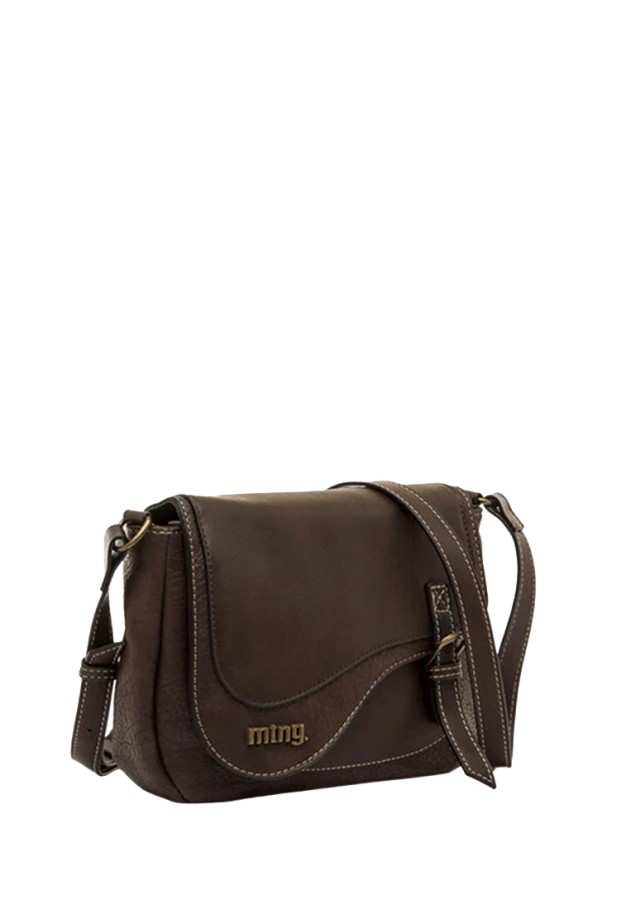 Bolso bandolera pequeña ELORA café de mujer MUSTANG