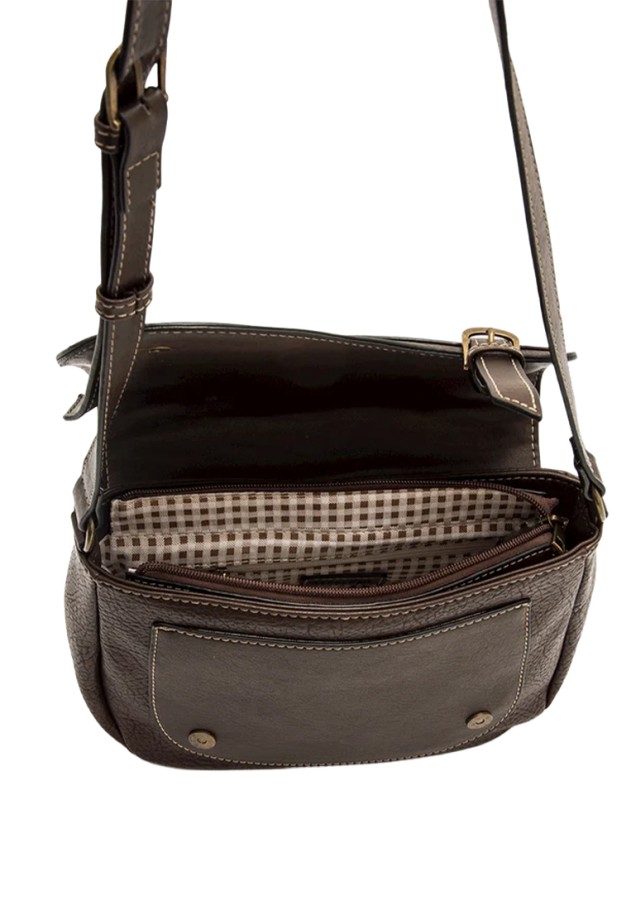 Bolso bandolera pequeña ELORA café de mujer MUSTANG