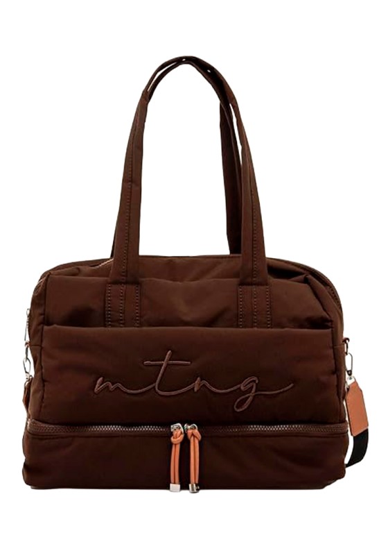 Bolso bowling sport ANSU café para mujer MUSTANG