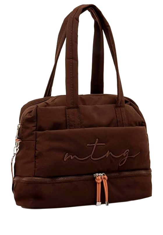 Bolso bowling sport ANSU café para mujer MUSTANG