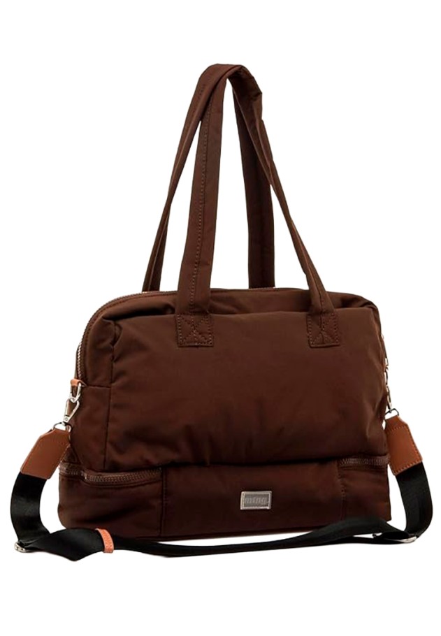 Bolso bowling sport ANSU café para mujer MUSTANG