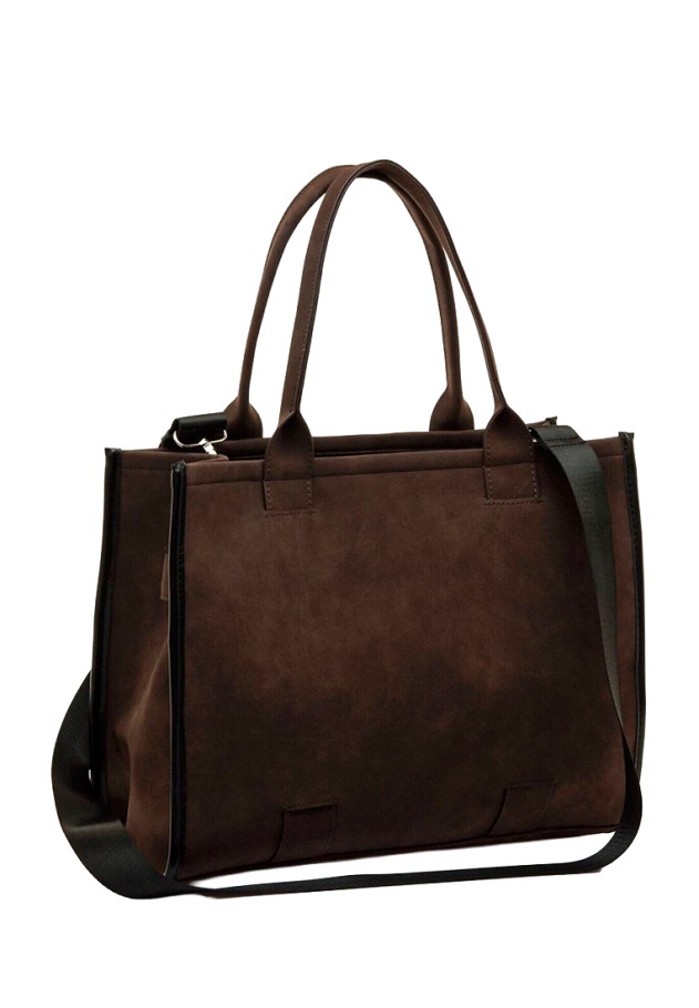 Bolso PERY café textil de mujer MUSTANG