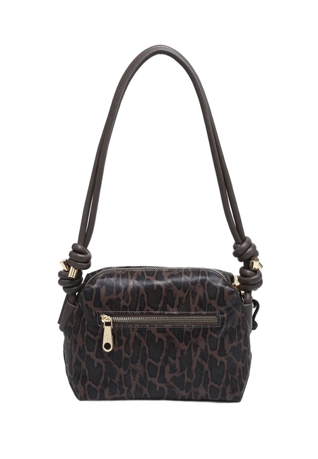 Bolso bandolera pequeño en bronce sintético para mujer PEPE MOLL 262312