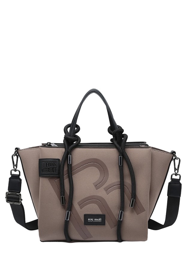 Bolso taupe de mujer PEPE MOLL 262390