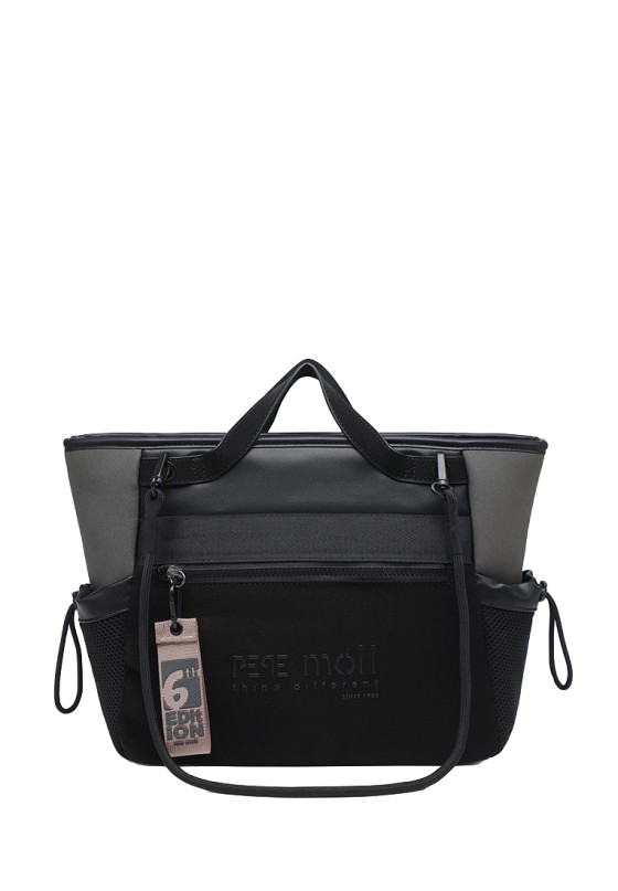 Bolso shopper gris sintético de mujer PEPE MOLL 262400