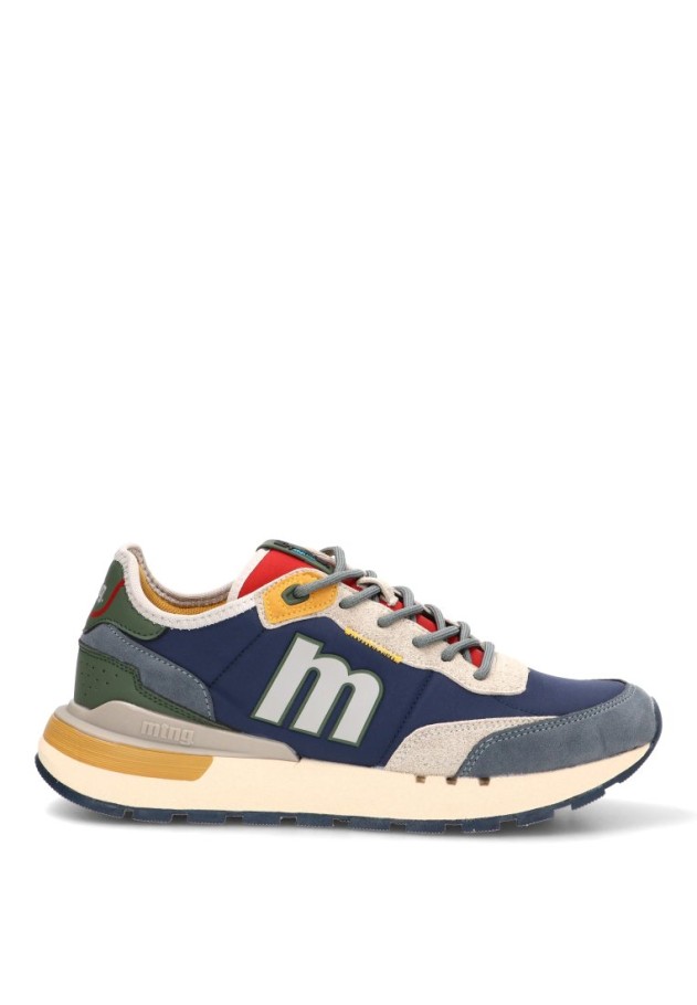 Deportivo sintético marino para hombre MUSTANG 84889