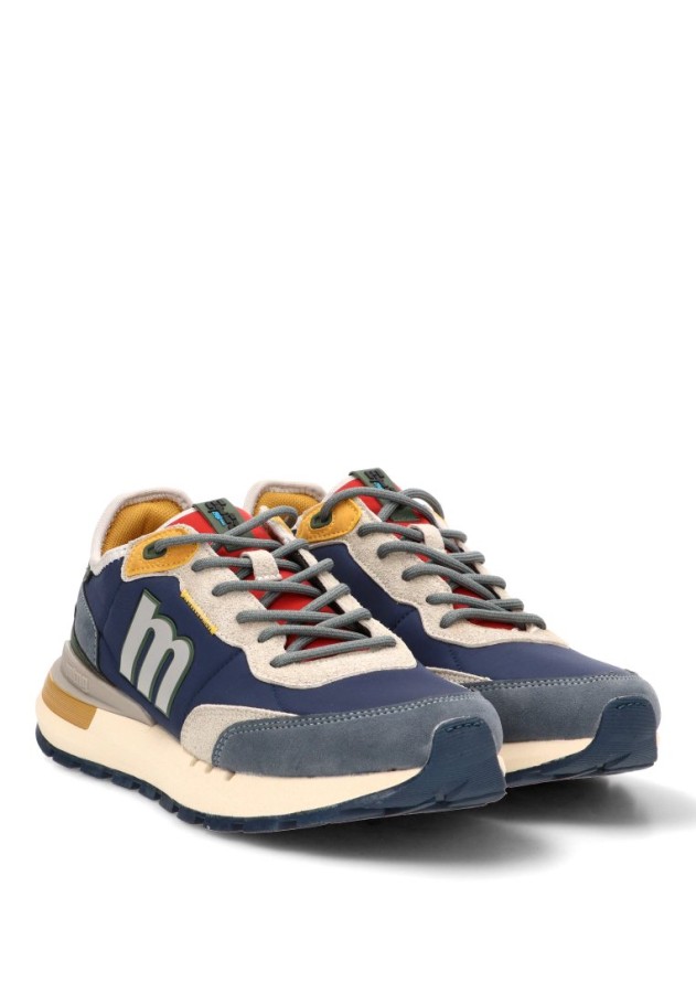 Deportivo sintético marino para hombre MUSTANG 84889
