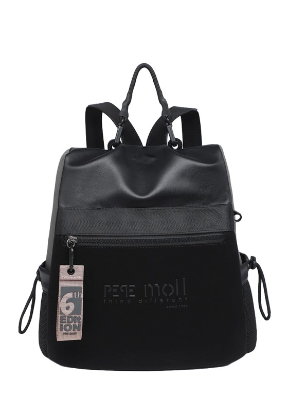 Mochila bolso gris de mujer PEPE MOLL 262401