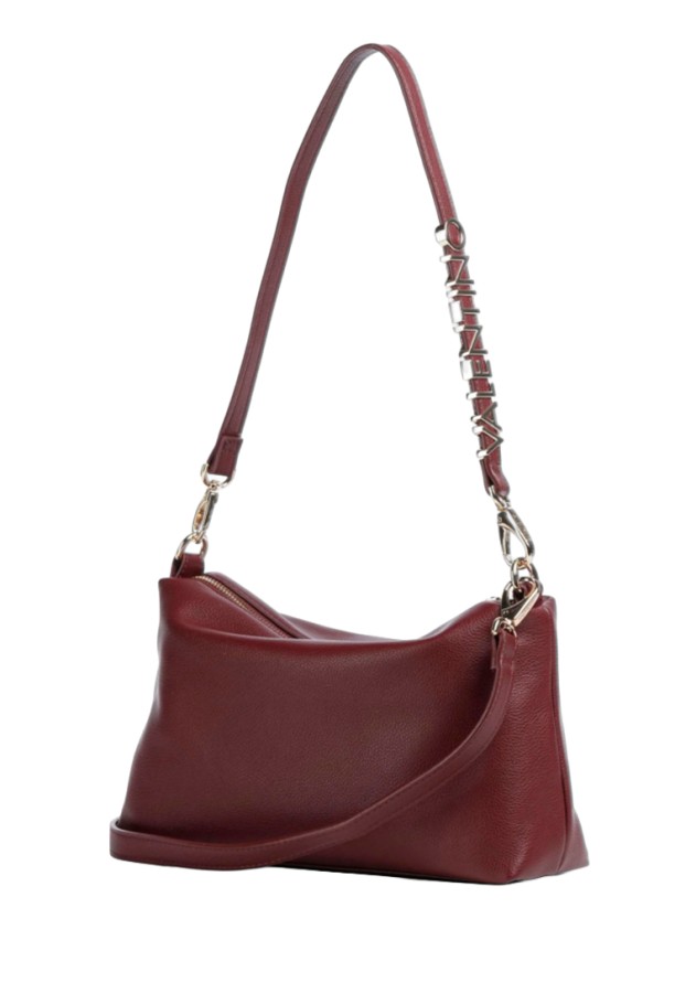 Bolso bandolera pequeño burdeos de mujer VALENTINO VBSA5O07