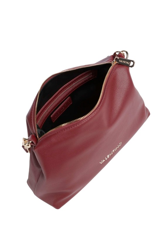 Bolso bandolera pequeño burdeos de mujer VALENTINO VBSA5O07