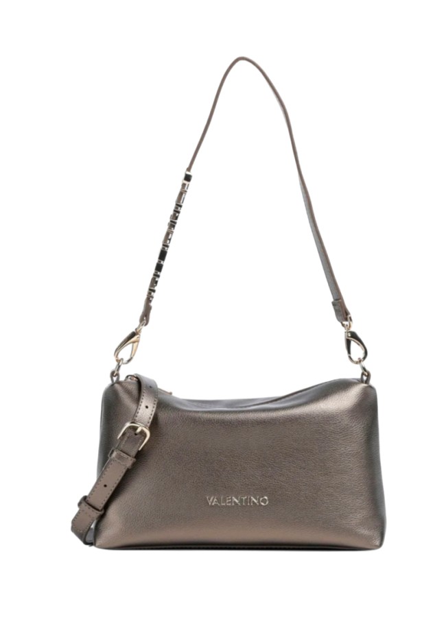 Bolso bandolera pequeño plata de mujer VALENTINO VBSA5O07