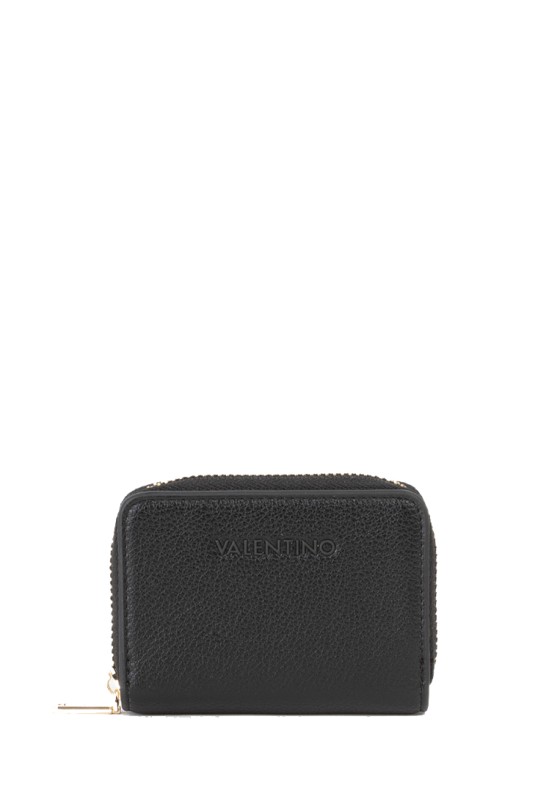 Monedero mediano negro con cremallera para mujer VALENTINO VPSA9Z139