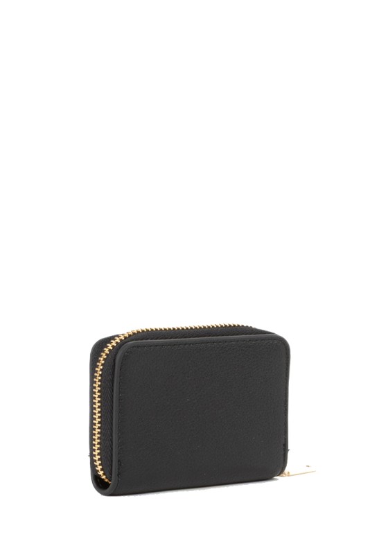 Monedero mediano negro con cremallera para mujer VALENTINO VPSA9Z139