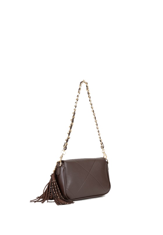 Bolso bandolera pequeña café de mujer VALENTINO VBSAD210