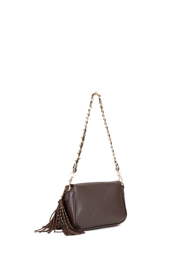Bolso bandolera pequeña café de mujer VALENTINO VBSAD210