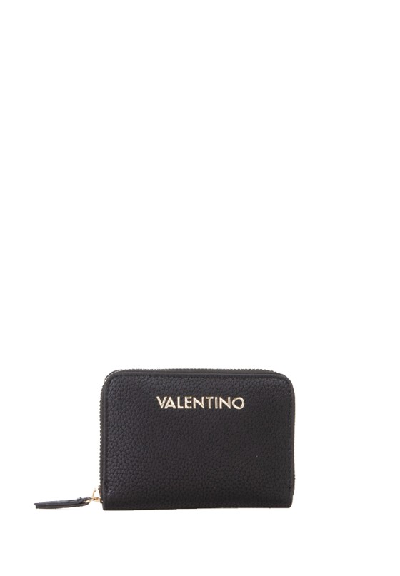 Monedero mediano negro con cremallera para mujer VALENTINO VPS5A8137