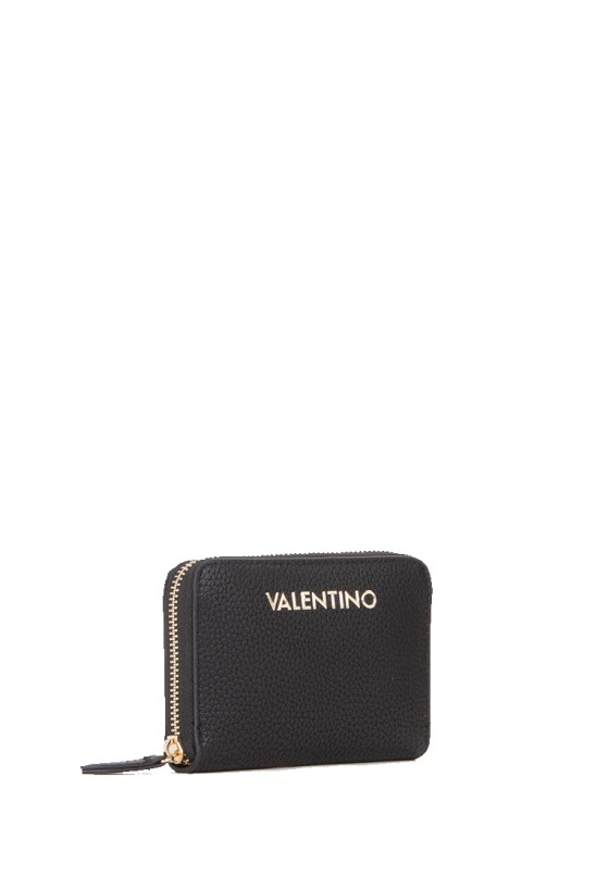 Monedero mediano negro con cremallera para mujer VALENTINO VPS5A8137