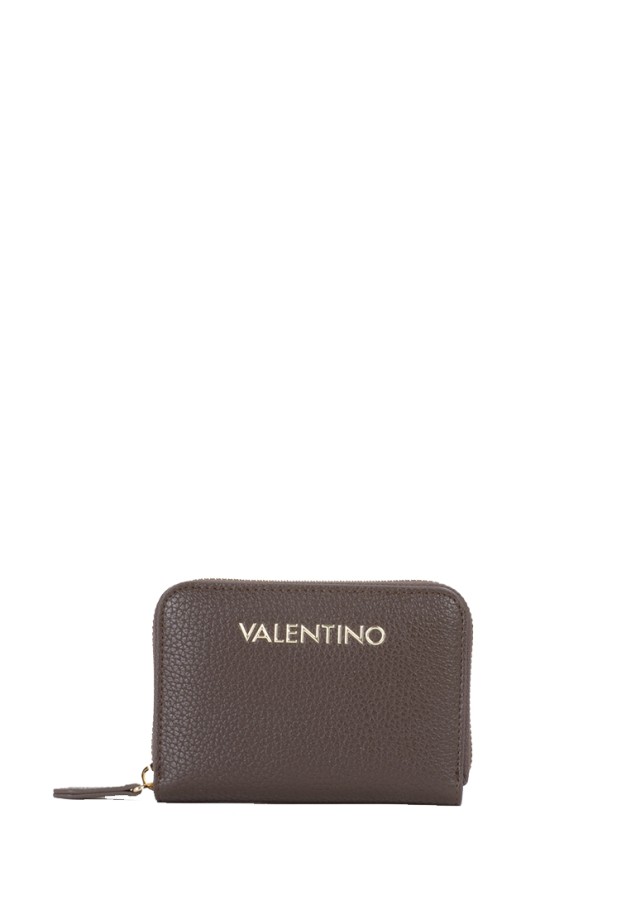 Monedero mediano café con cremallera para mujer VALENTINO VPS5A8137