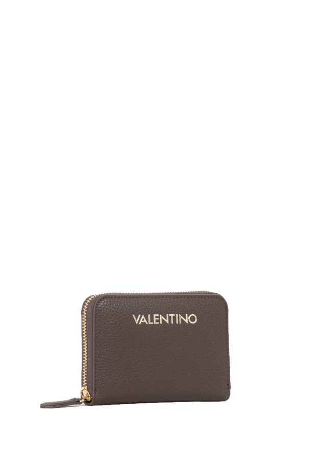 Monedero mediano café con cremallera para mujer VALENTINO VPS5A8137