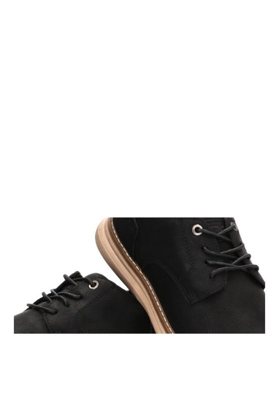 Zapato negro con suela plana de hombre ETIKA 60929