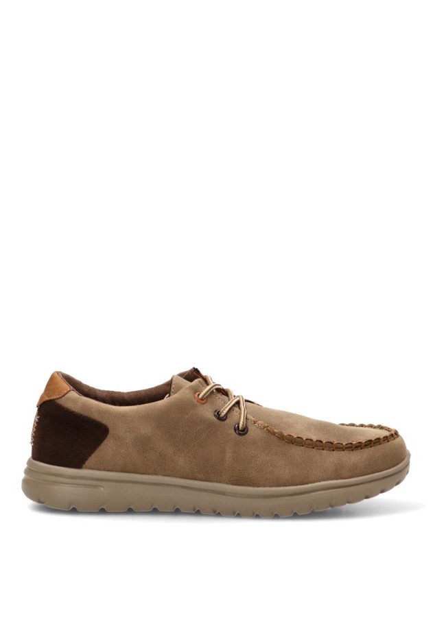 Mocasín taupe de hombre ETIKA 82069