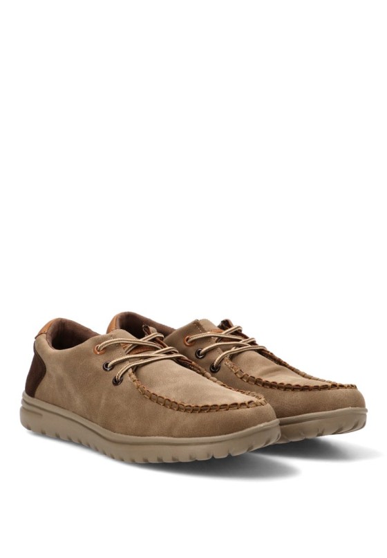 Mocasín taupe de hombre ETIKA 82069