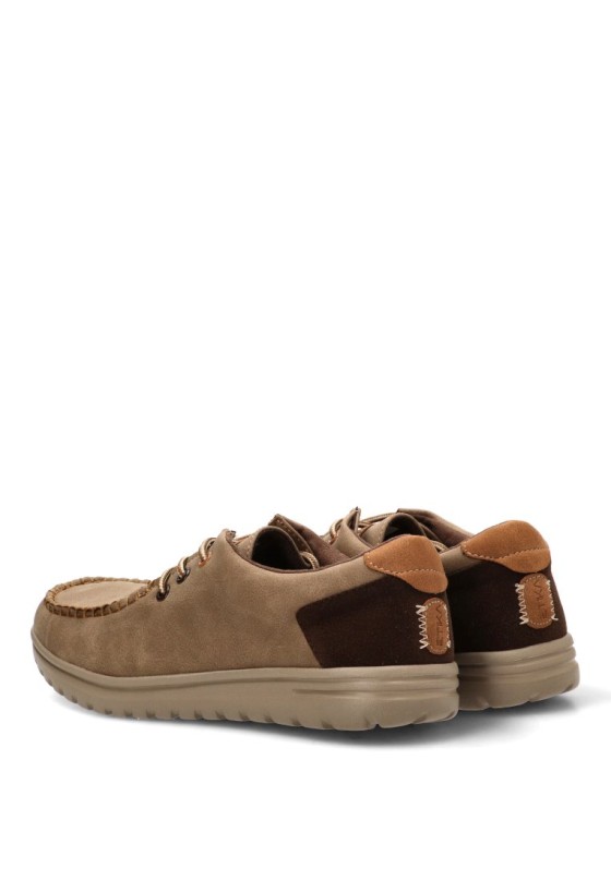 Mocasín taupe de hombre ETIKA 82069