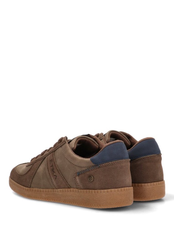Deportivo con suela plana de hombre ETIKA 82064 taupe