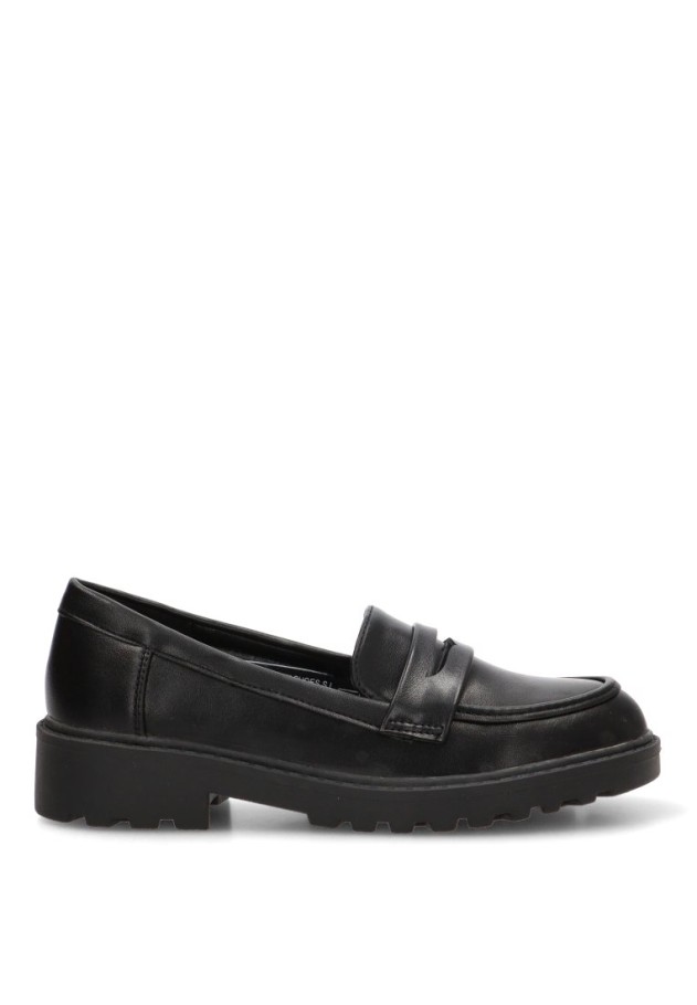 Mocasín negro de niña PISTACHO 2014