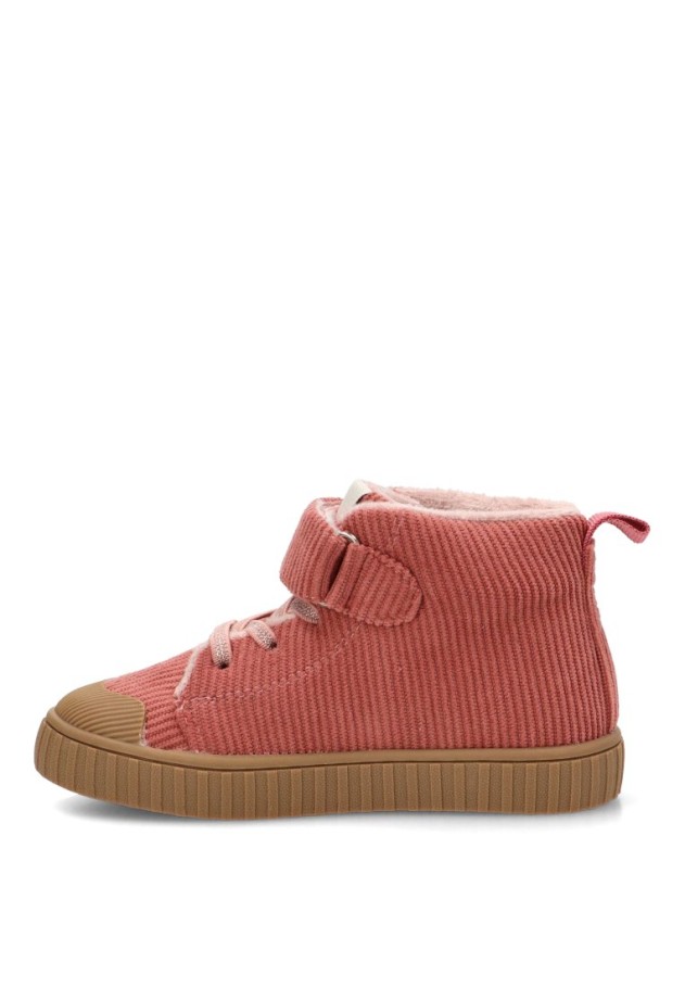 Deportivo rosa antelina con suela plana para niña ETIKA 52494