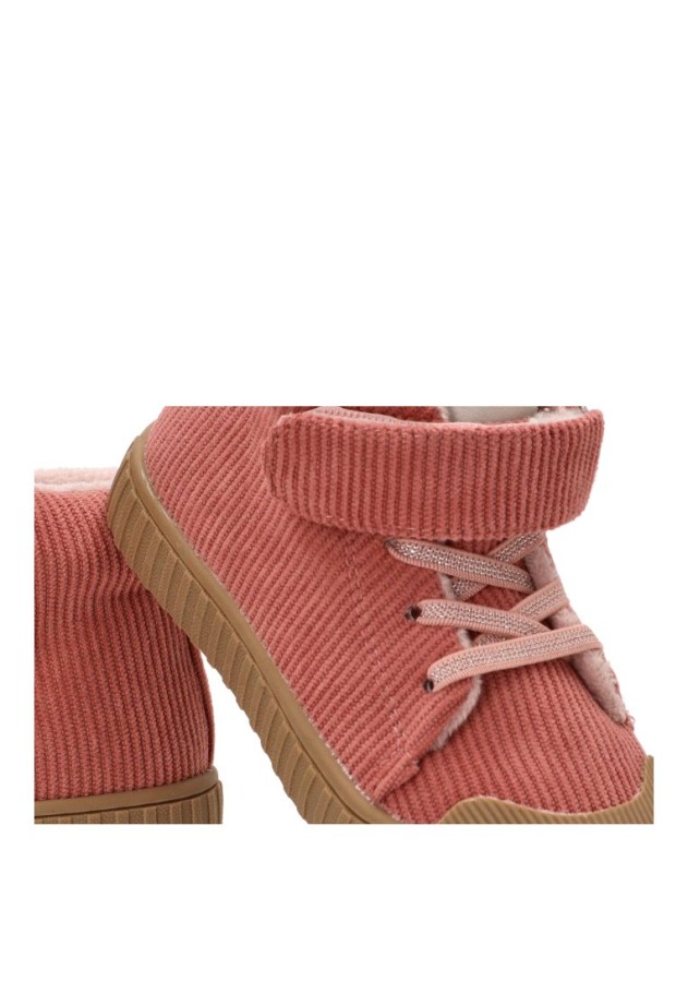 Deportivo rosa antelina con suela plana para niña ETIKA 52494