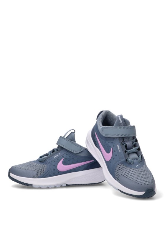 Deportivo textil con suela plana de niña Nike HF7005