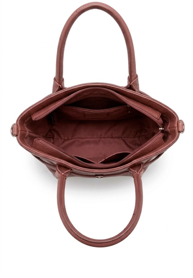 Bolso bandolera grande marrón sintético para mujer Luna Collection CTS73839