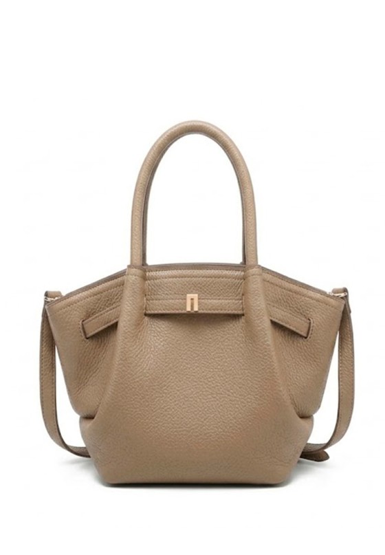 Bolso bandolera grande de mujer en color kakhi Luna Collection CTS73839